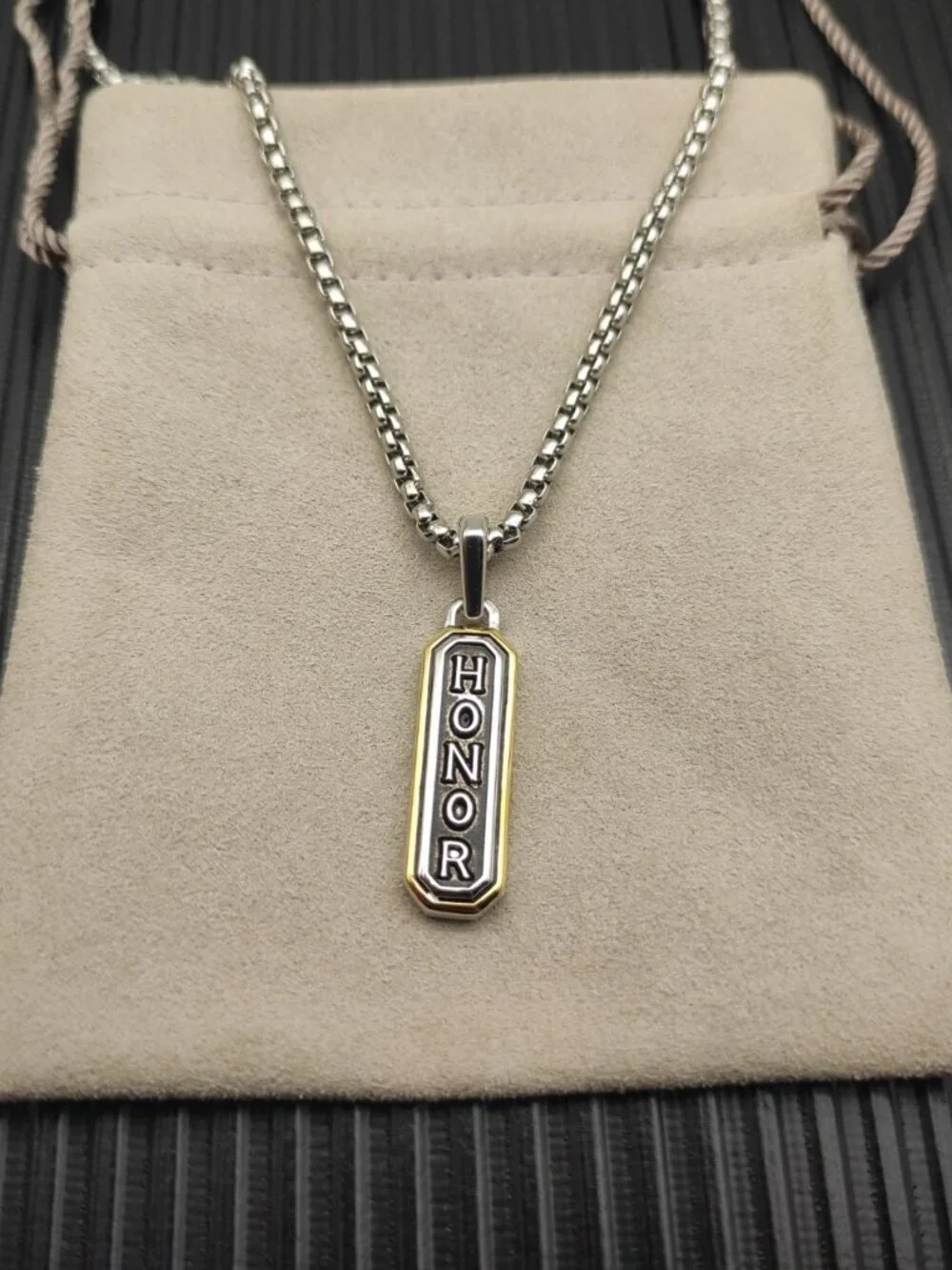 David Yurman 925 Silver Necklaces with Original Pouch - Picture 4 of 5